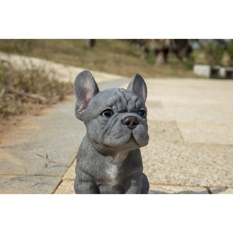 French Bulldog Puppy Sitting Statue